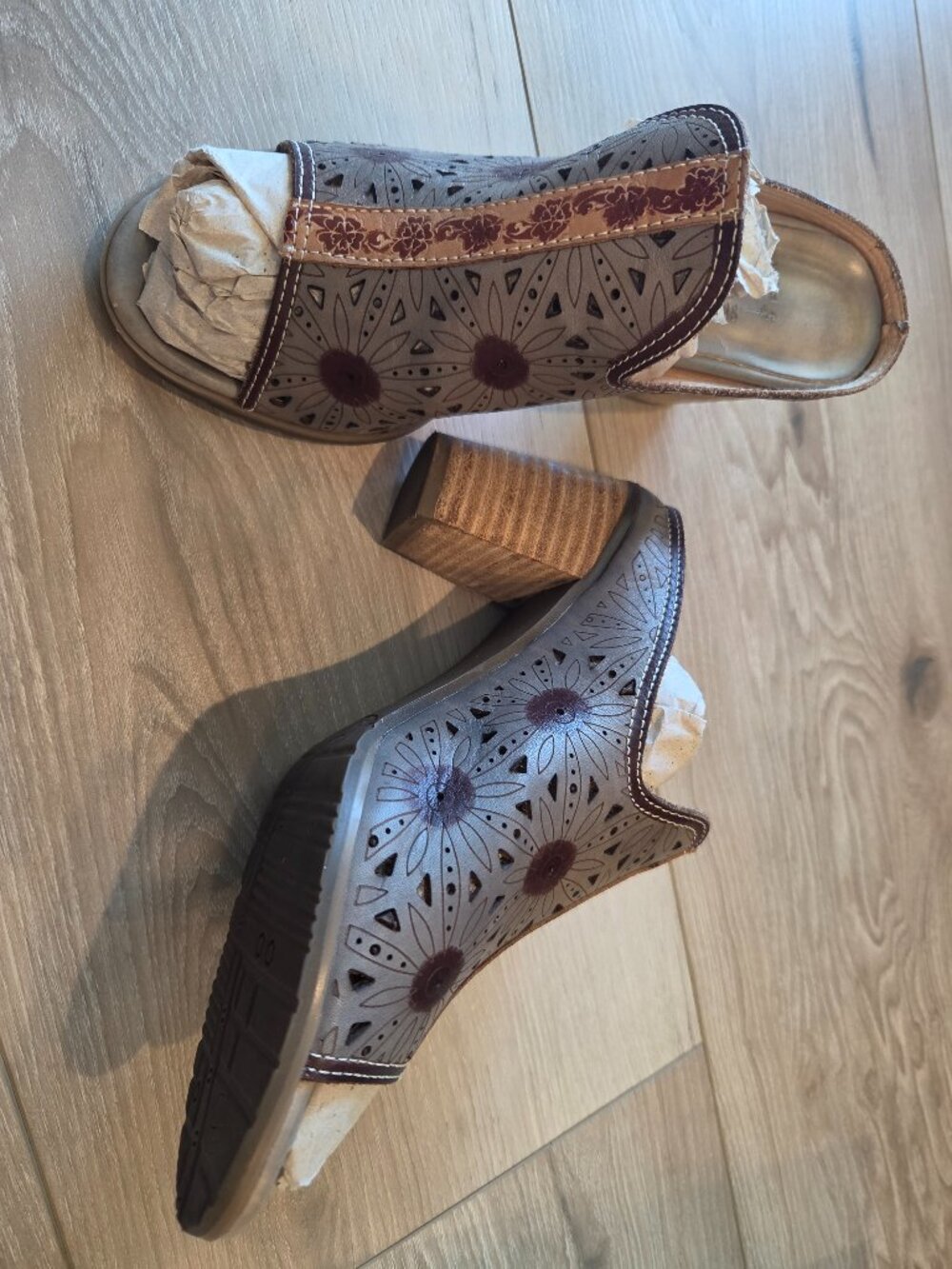 Spring Step L'ARTISTE Habune Grey Size 38 (U.S. 7.5-8)